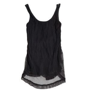 FABLETICS Madison Grey Charcoal Mesh Tank Top Workout Small